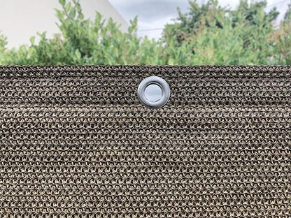 Alion Home Elegant Privacy Screen for Backyard Fence, Pool, Deck, Patio, Balcony and Outdoor Paneling - Include Zip Ties (8 X 16 FT, Walnut)