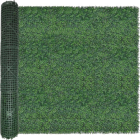 ODTORY Artificial Ivy Privacy Fence Wall Screen: 5FT X10FT (50 sqft) UV-Anti Faux Boxwood Roll Panels Greenery Backdrop Ivy Vine Leaf Hedges Fence Panels for Indoor Outdoor Green Decor
